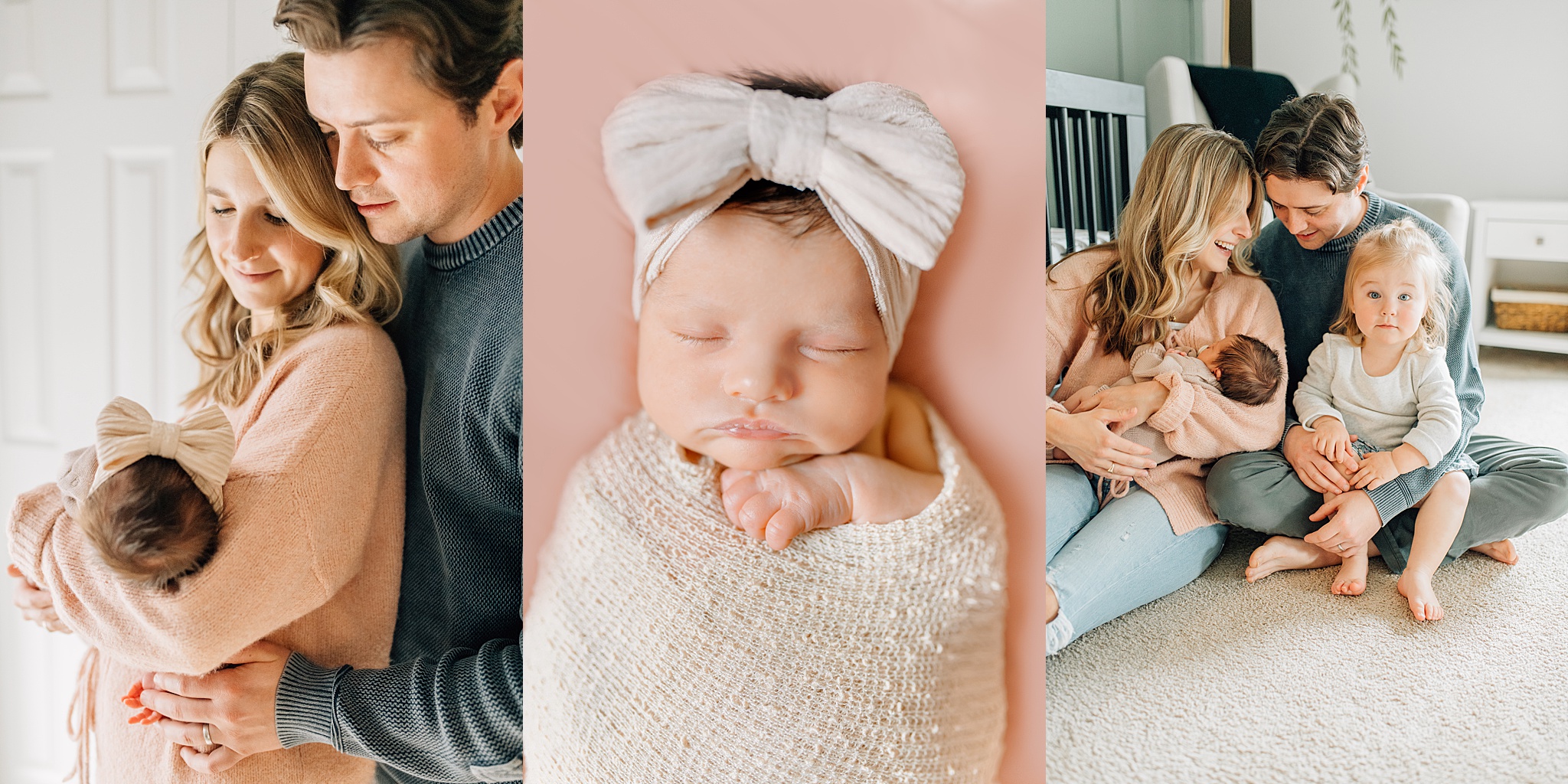 Newborn Session in Rockville: Cozy, Candid Moments with Baby Reese